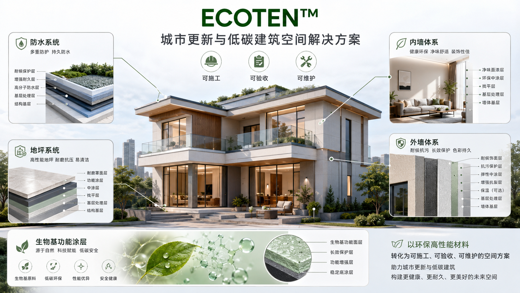 ECOTEN 城市更新与低碳建筑材料系统方向