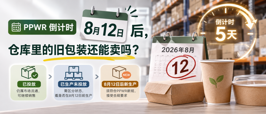 PPWR倒计时:8月12日后,仓库里的旧包装还能卖吗?