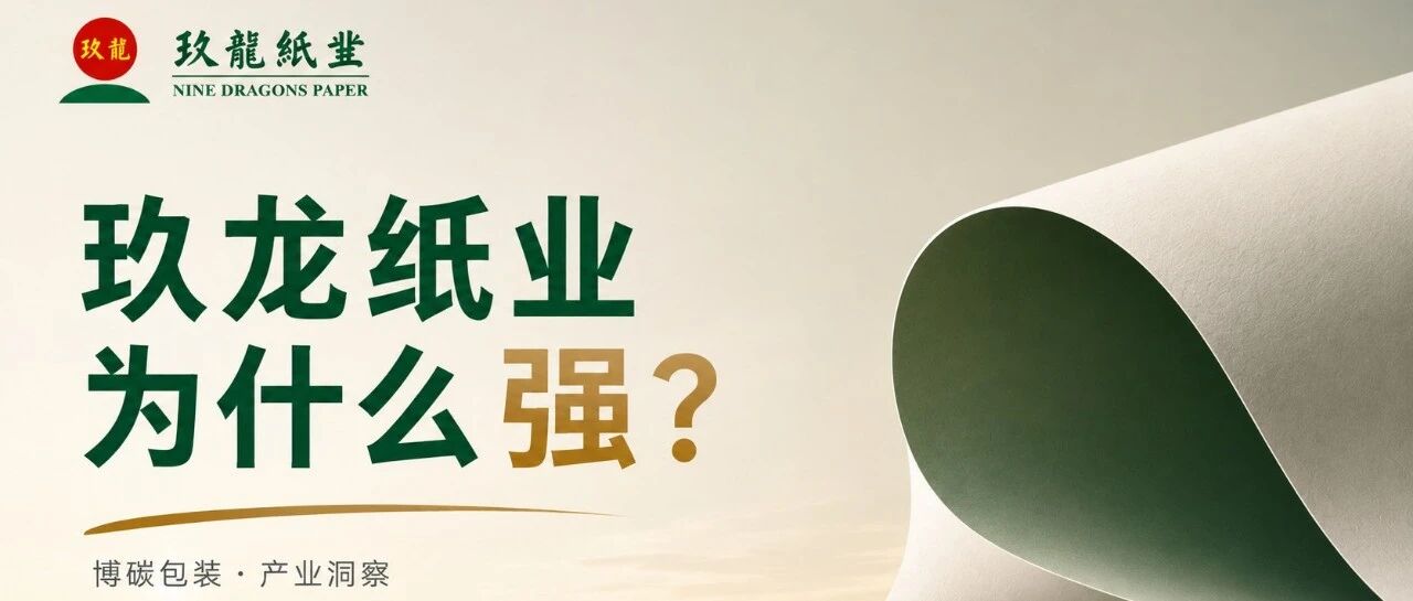 玖龙纸业真正强的， 不只是2266万吨