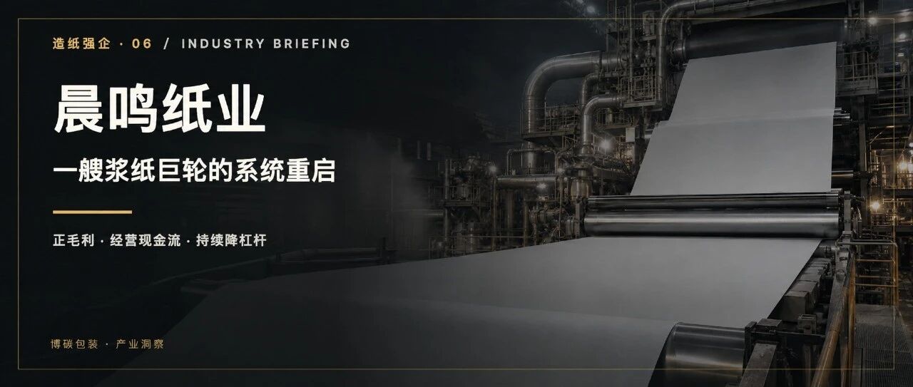 晨鸣纸业强在哪里?看懂一艘浆纸巨轮的系统重启