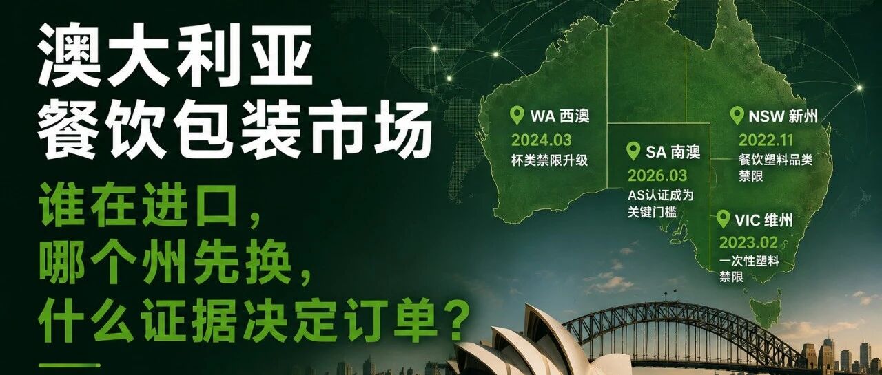 澳大利亚餐饮包装水性涂层为何成了高需求市场?