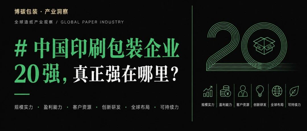 中国印刷包装企业20强,真正强在哪里?