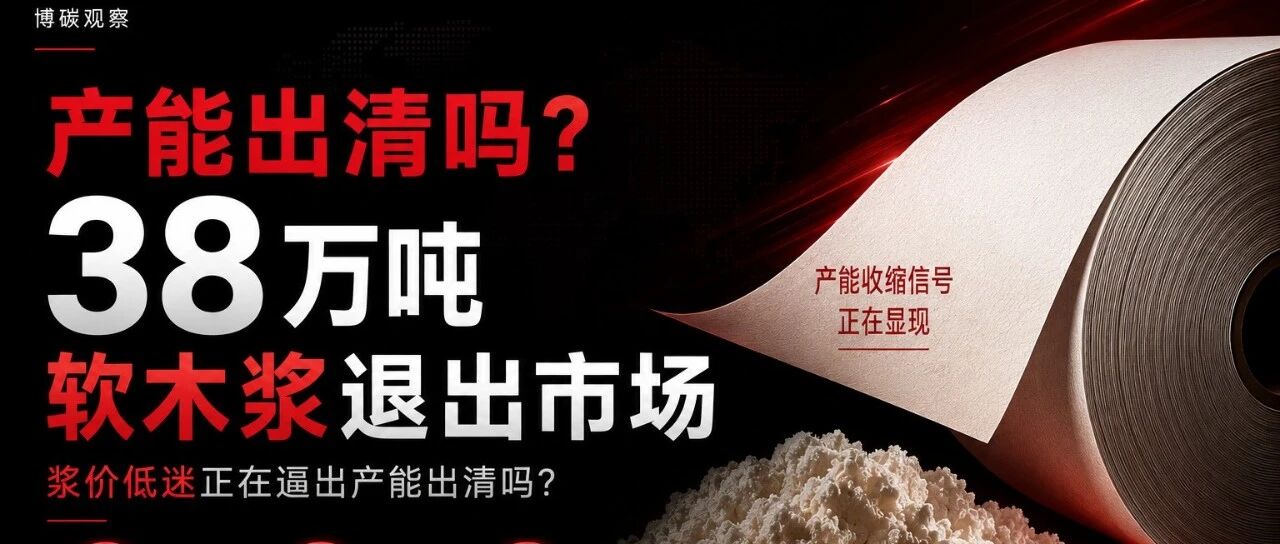 产能出清吗?38万吨软木浆退出市场 浆价低迷正在逼出?