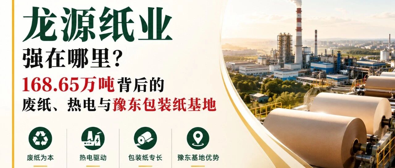 龙源纸业强在哪里？168.65万吨背后的废纸、热电与豫东包装纸基地