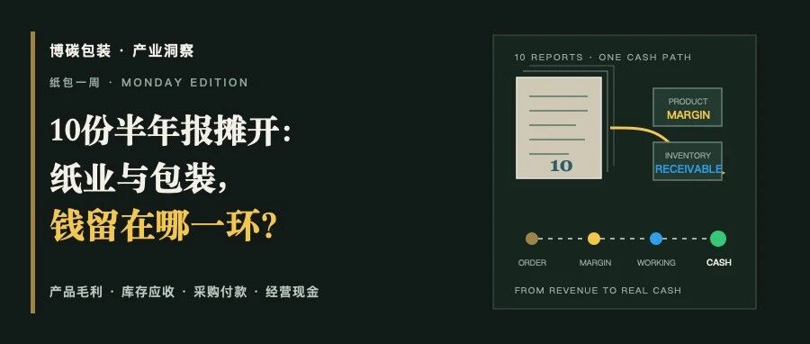 纸包一周|10份半年报摊开:纸业与包装,钱留在哪一环?