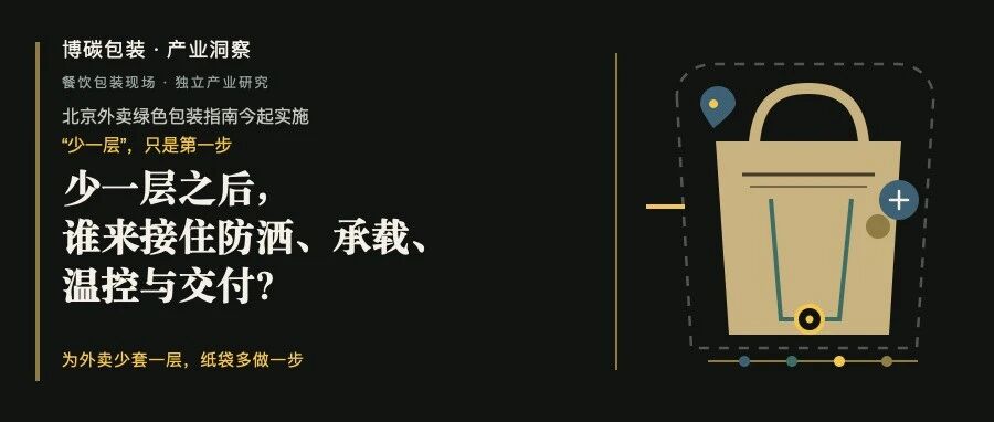 北京外卖绿色包装指南今起实施：“少一层”，只是第一步